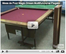 Ver video detalles generales de Mesa de Pool Magic Dream