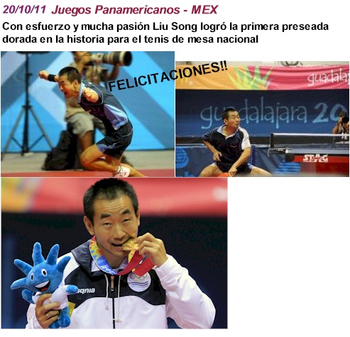 Juegos Panamericanos 2011 - Liu Song obtiene histórica medalla dorada
