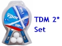 Set TDM 2* (2 paletas + 3 pelotas)